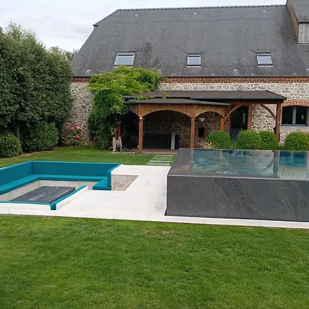 De Luxe Avec Piscine Et Jacuzzi Xxl فيلة Dourlers