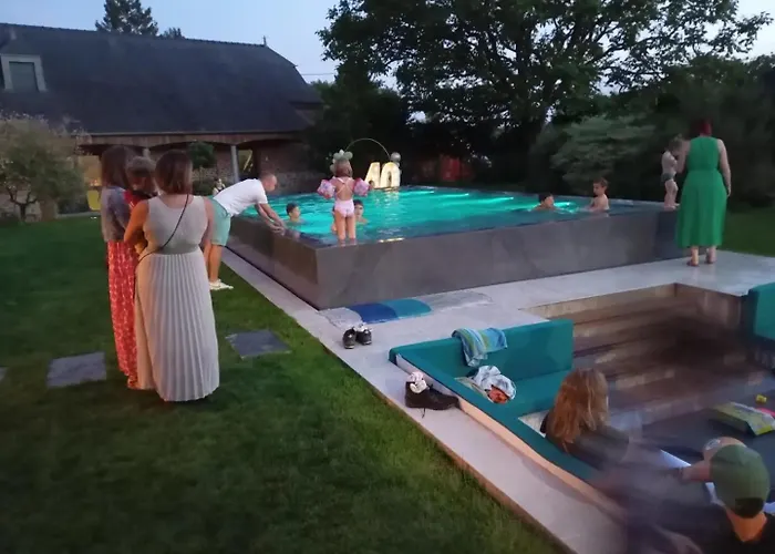 فيلة De Luxe Avec Piscine Et Jacuzzi Xxl Dourlers
